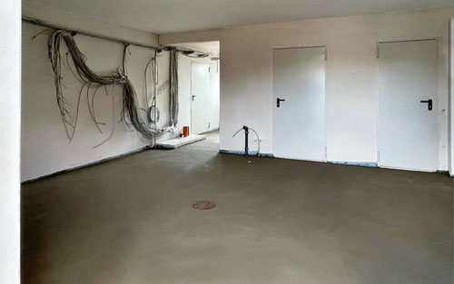 Estrich im Keller