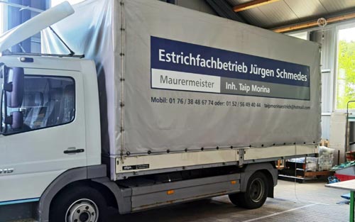 Fuhrpark Estrichfachbetrieb Jürgen Schmedes